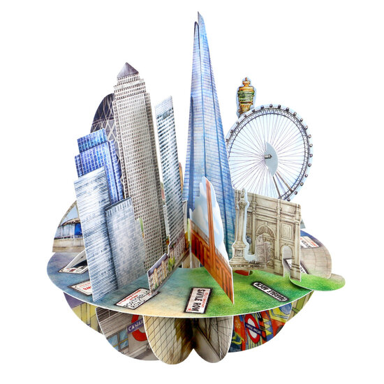 3D kaart - pirouettes cards - Londen