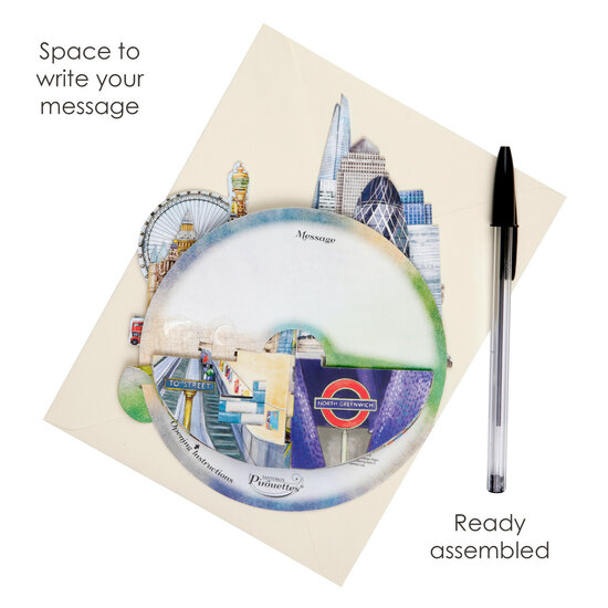 3D kaart - pirouettes cards - Londen