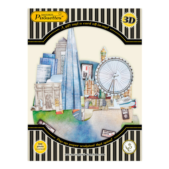 3D kaart - pirouettes cards - Londen