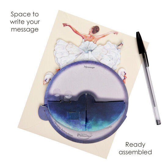 3D kaart - pirouettes cards - Zwanenmeer ballet