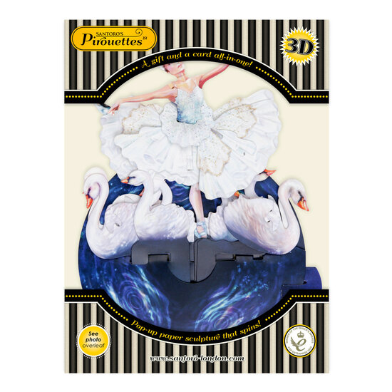 3D kaart - pirouettes cards - Zwanenmeer ballet
