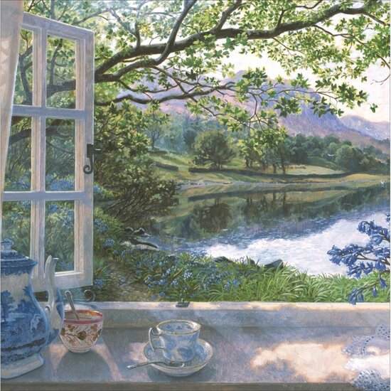 wenskaart woodmansterne -  lente