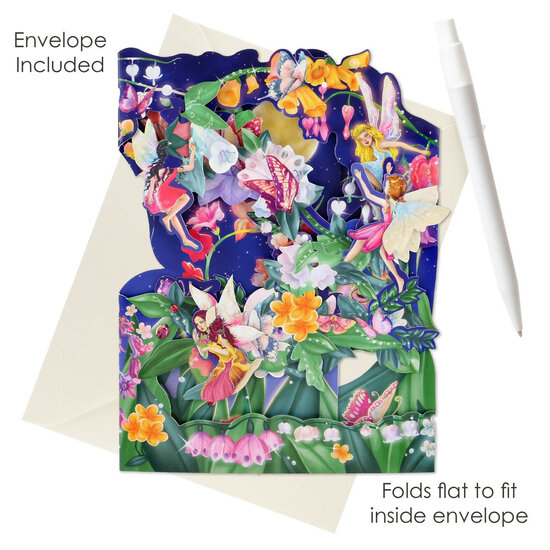 3D kaart - swing cards - elfjes