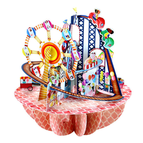 3D kaart - pirouettes cards - kermis