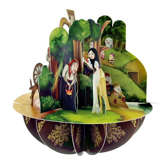 3D kaart - pirouettes cards - prinsessen