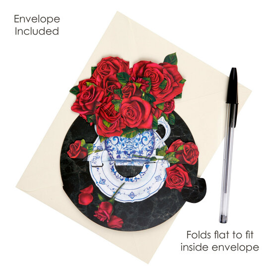 3D kaart - pirouettes cards - rozen