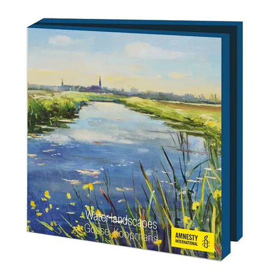 10 wenskaarten voor amnesty international - water landschappen