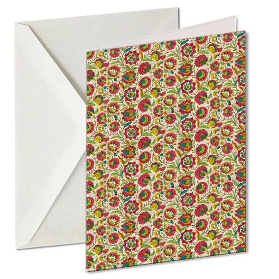 10 wenskaarten voor amnesty international - bloemenpapier