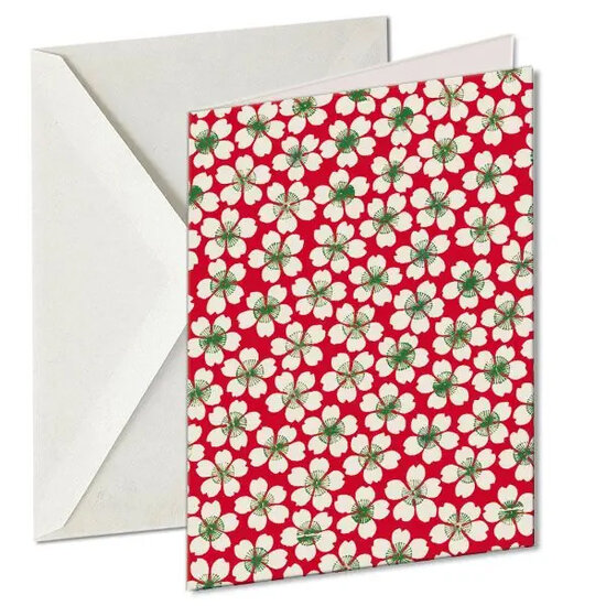 10 wenskaarten voor amnesty international - bloemenpapier 2