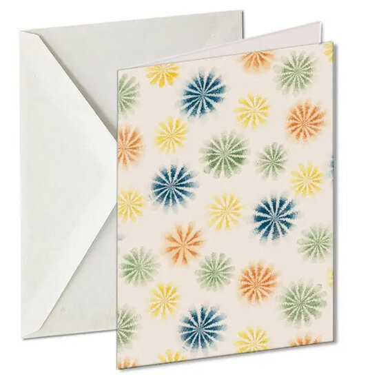 10 wenskaarten voor amnesty international - bloemenpapier 2
