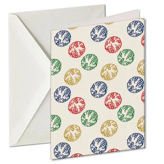 10 wenskaarten voor amnesty international - bloemenpapier 2