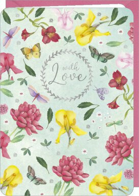 wenskaart correspondances Mila - with love