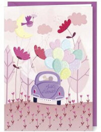 wenskaart Correspondances - just married