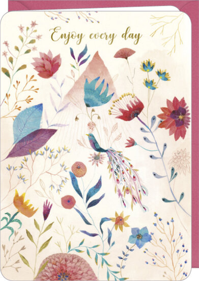 wenskaart correspondances Izou - enjoy every day |Muller wenskaarten