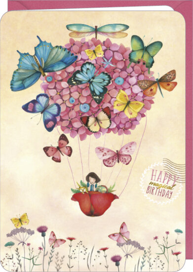 wenskaart Mila - happy magical birthday |Muller wenskaarten