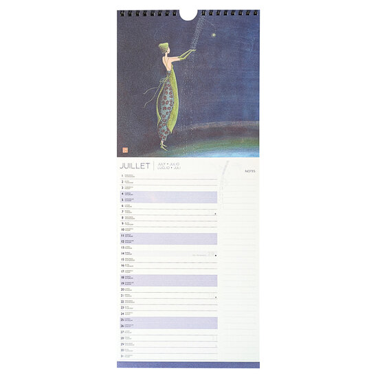 lange kalender 2025 - 2026 gaelle boissonnard - groen