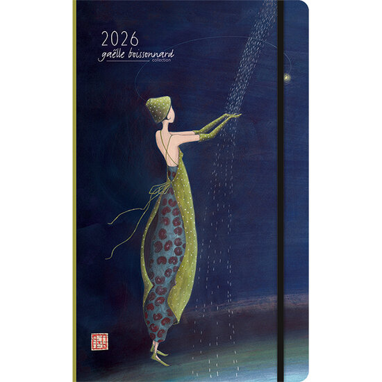 agenda 2026 gaelle boissonnard - blauw (13 x 21 cm) | muller wenskaarten