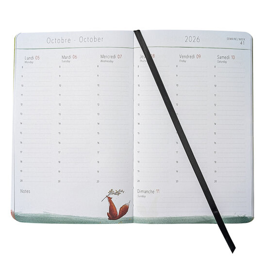 agenda 2026 gaelle boissonnard - blauw (13 x 21 cm)