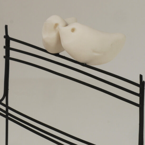 Sculptuur Laurent Tr&eacute;bout - ons bankje