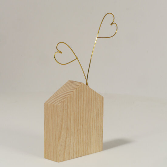 Sculptuur Laurent Tr&eacute;bout - liefdeshuisje