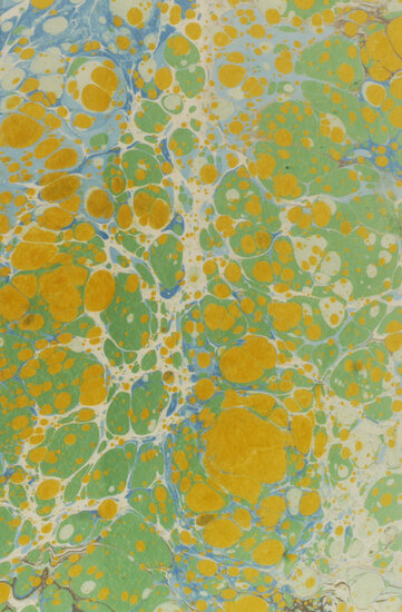 luxe A5 notitieboek - groen, geel, blauw