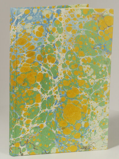 luxe A5 notitieboek - groen, geel, blauw