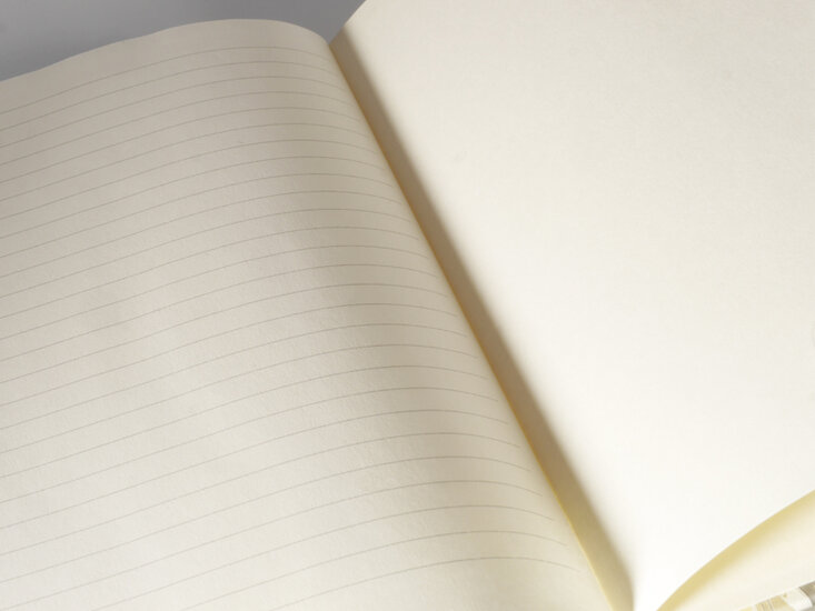 luxe A5 gelinieerd notitieboek - bruin, groen, geel, blauw