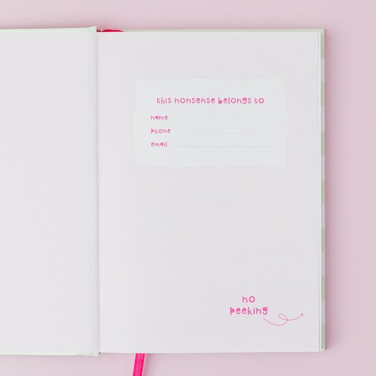 notitieboek A5 rosie made a thing - i never finish anyth...