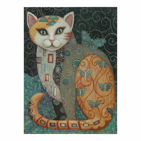 wenskaart klea kats - flutter | mullerwenskaarten