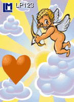 3d ansichtkaart - lenticulaire kaart - amor met pijl en boog | muller wenskaarten | online kaarten bestellen