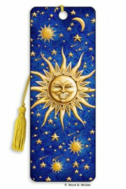 lenticulaire, 3d boekenlegger - zon | muller wenskaarten