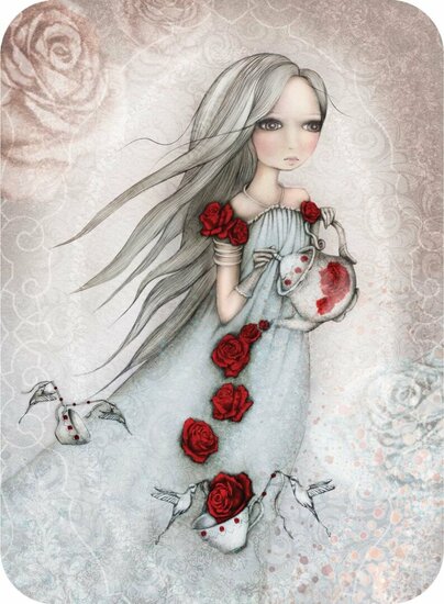 Bestel mooie wenskaarten bij de online wenskaartenwinkel. Veel keus, snel in huis! santoro eclectic cards - Mirabelle - Rose Te