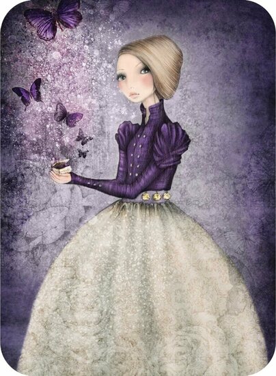 Bestel mooie wenskaarten bij de online wenskaartenwinkel. Veel keus, snel in huis! santoro eclectic cards - Mirabelle - Amethys