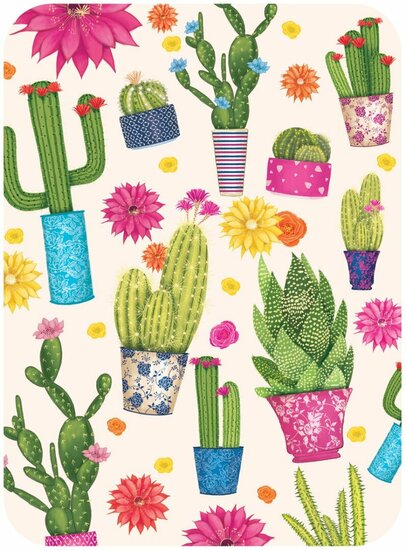 luxe wenskaart santoro eclectic cards - cactus