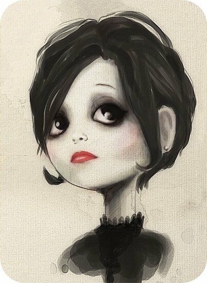 luxe wenskaart santoro eclectic cards - Mademoiselle