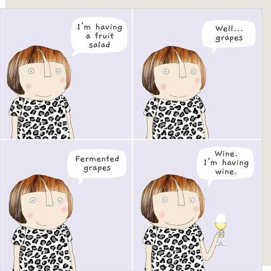 wenskaart rosiemadeathing - fruit salad