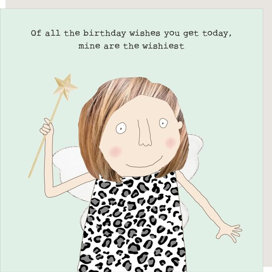 wenskaart rosie made a thing - birthday wishes | muller wenskaarten