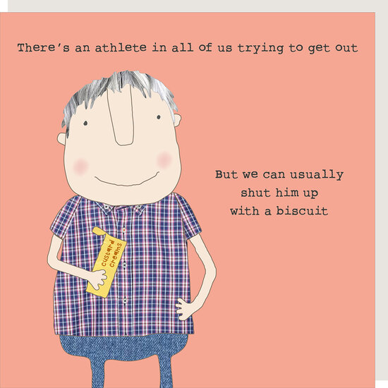 wenskaart rosie made a thing - athlete in all of us