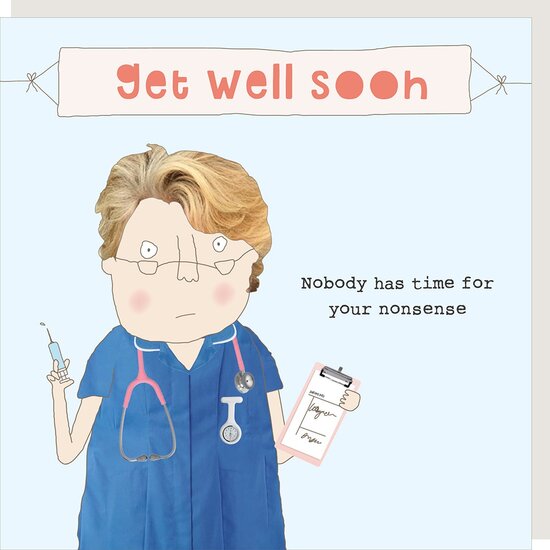 beterschapskaart rosie made a thing - get well soon | muller wenskaarten