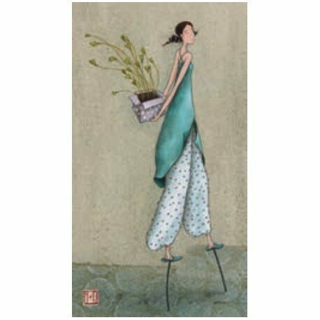 koelkastmagneet Ga&euml;lle Boissonnard - beige | muller wenskaarten