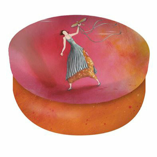 metalen bewaardoosje Ga&euml;lle Boissonnard - rood