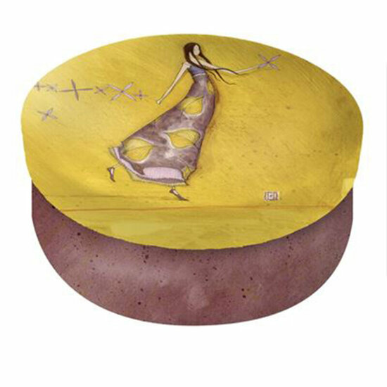 metalen bewaardoosje Ga&euml;lle Boissonnard - geel | muller wenskaarten