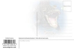 3d ansichtkaart - lenticulaire kaart - krokodil