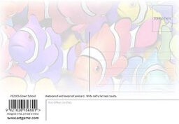 3d ansichtkaart - lenticulaire kaart - clownsvisjes