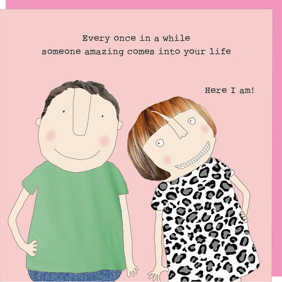 wenskaart rosie made a thing - here I am| muller wenskaarten