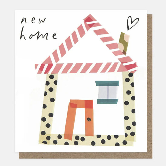  wenskaart nieuwe woning caroline gardner - new home - tape|Muller wenskaarten