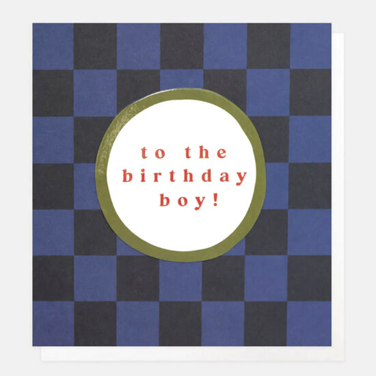 verjaardagskaart caroline gardner - to the birthday boy |Muller wenskaarten