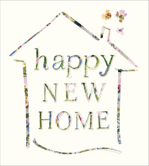 wenskaart nieuwe woning woodmansterne - happy new home | muller wenskaarten