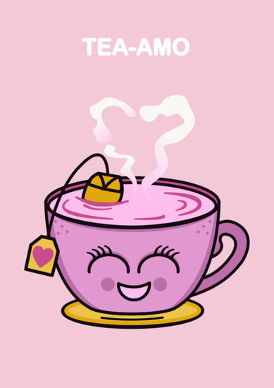 wenskaart sugar rush - tea-amo| muller wenskaarten | online kaarten bestellen