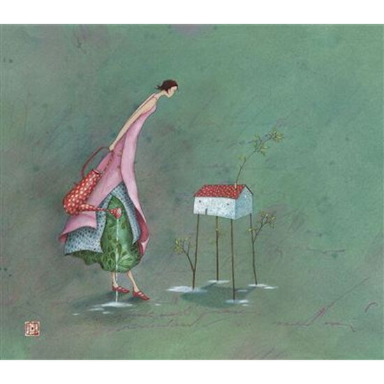 luxe wenskaart ga&euml;lle boissonnard - schuilplek zaaien | muller wenskaarten